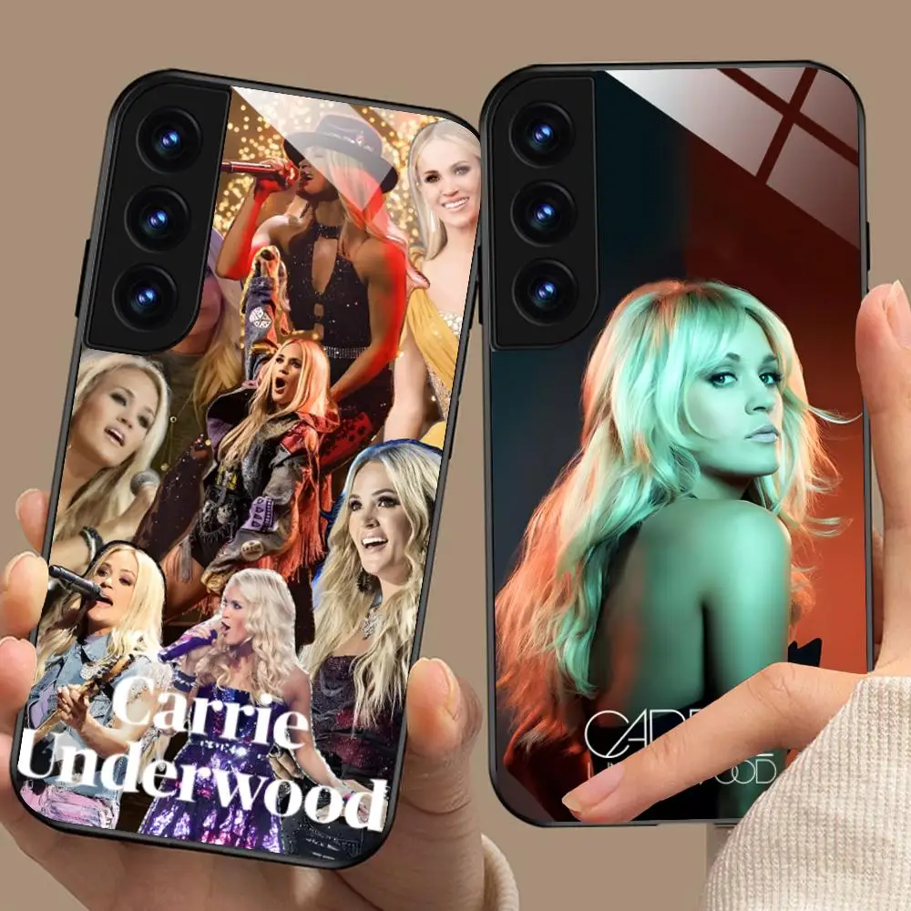 Carrie Underwood Phone Case for Samsung Galaxy A56 55 54 53 52 51 36 35 34 23 16 15 5G Glass Protective Cover