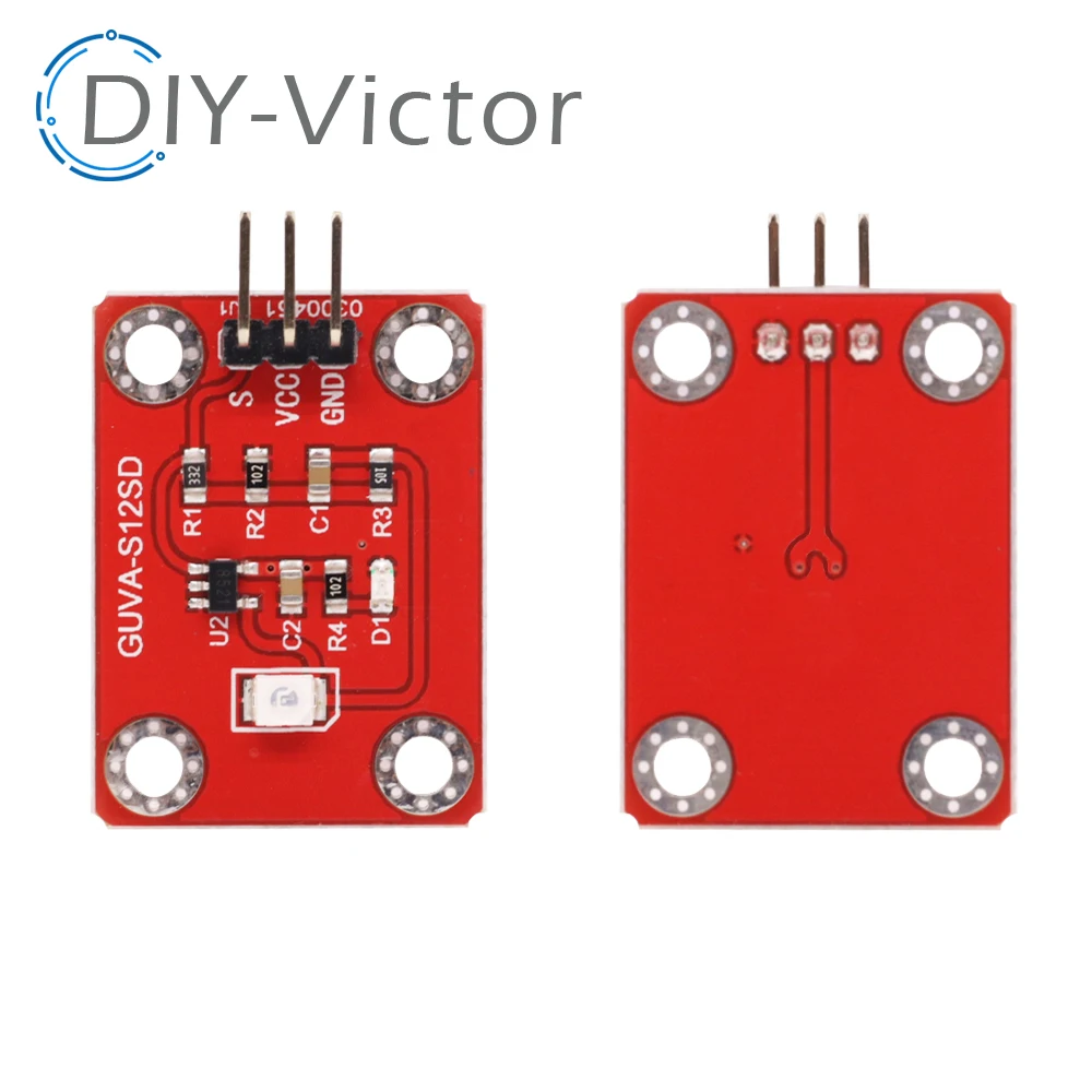 UV Sensor 240-370nm GUVA-S12SD 3528 Solar Ultraviolet Intensity Module DC 3.3-5V For Arduino /Raspberry pi