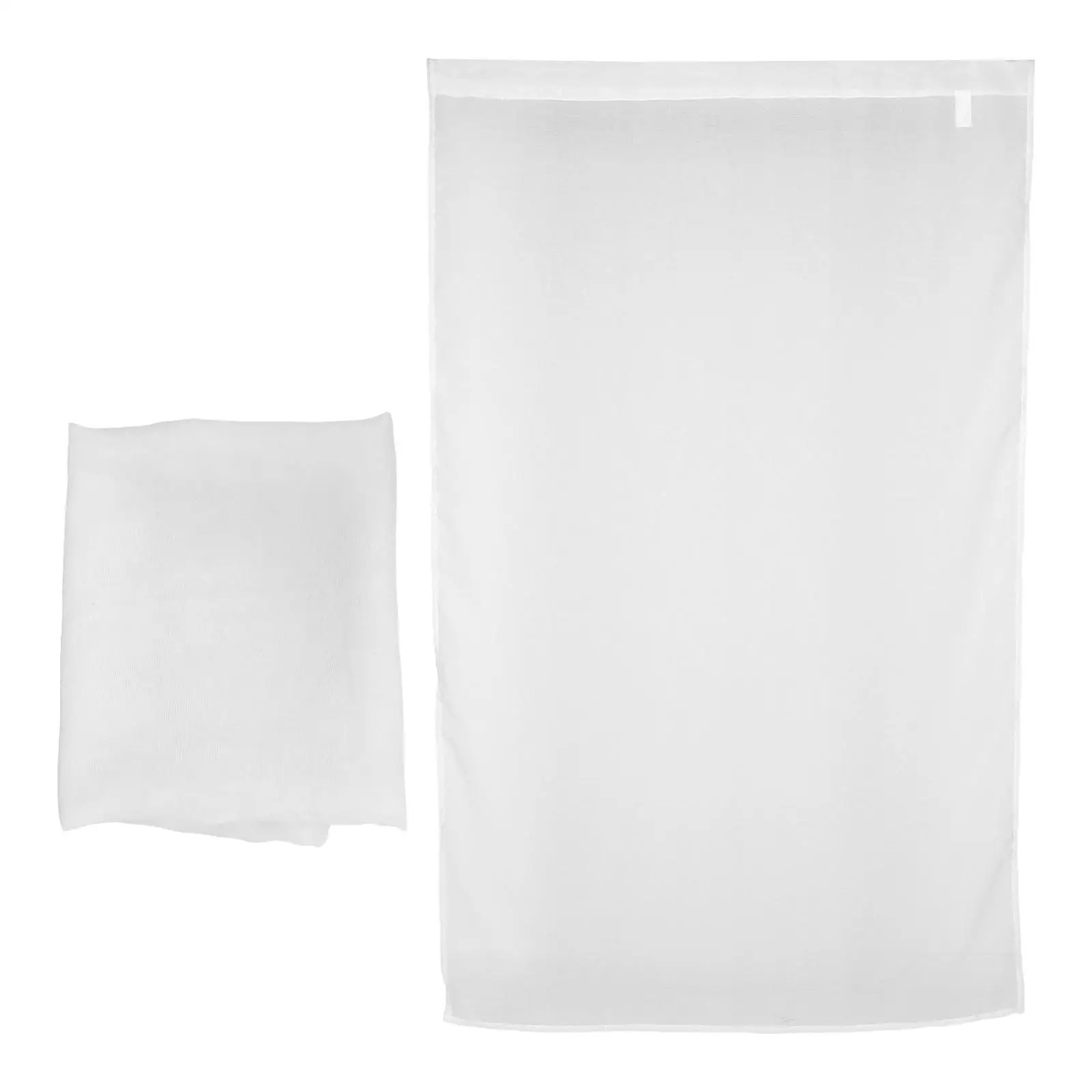 

2 Pcs White Window Sheer Curtains Light Filtering Soft Gauze Privacy Breathable Fabric Home Decor Wedding Backdrop Celebrations