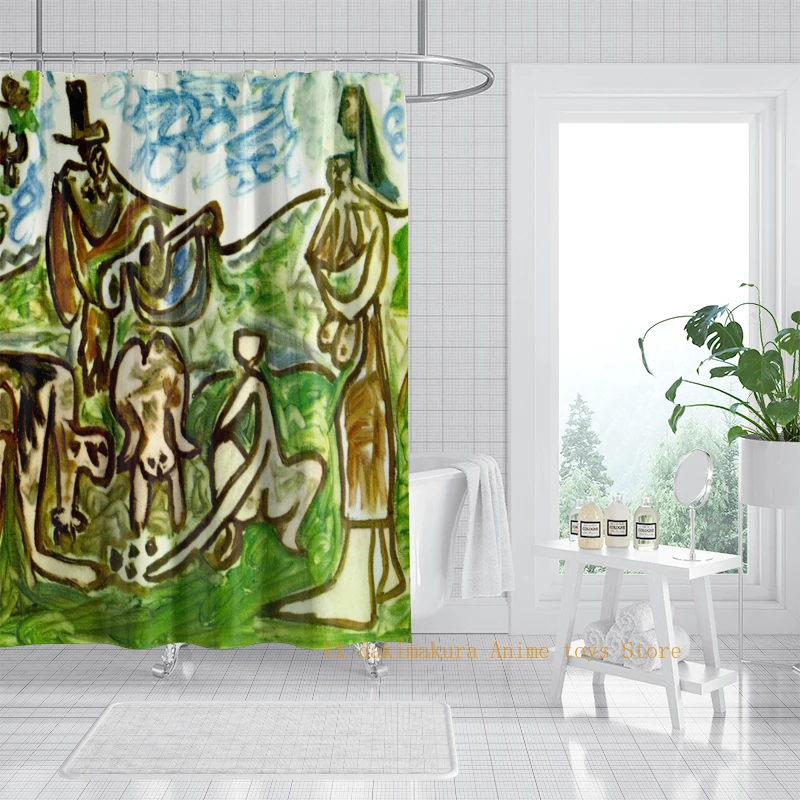 

Уникальный дизайн персонажа аниме, полный индивидуальности и жизненной силы, занавески для душа, адаптированные к различным пространством потребности.