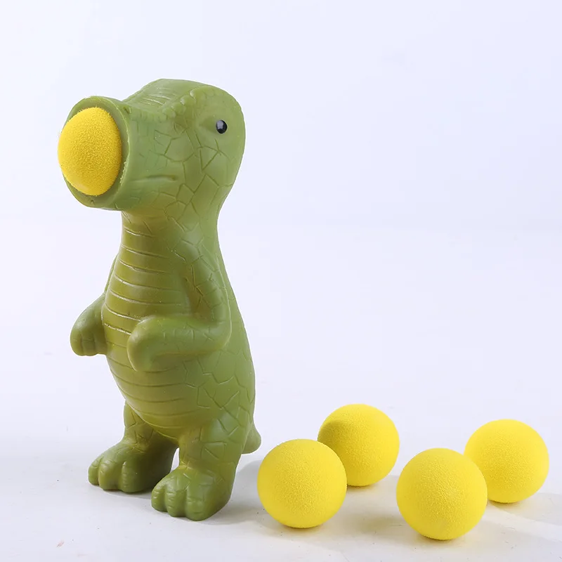 1Set Creative Funny Dinosaur Catapult Toys Shooting Squeeze Super Soft Toy Stress Relief Squeeze Shoots Ball Cute Kids Toys