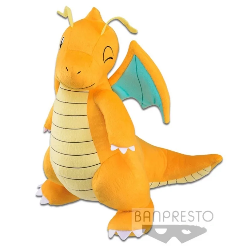 TAKARA TOMY Pokemon Dragonite Banpresto Peluche Anime Stuffed Animals Fnaf Soft Toys & Hobbies Funny Gift Dragon Plush For Kids