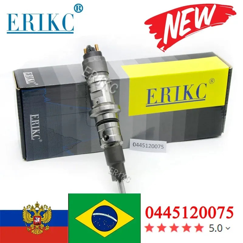 0 445 120 075 ERIKC 0986435530 Car Injection 0445120075 Diesel Fuel Nozzle Spare Parts Injector 0445 120 075 For IVECO Auto