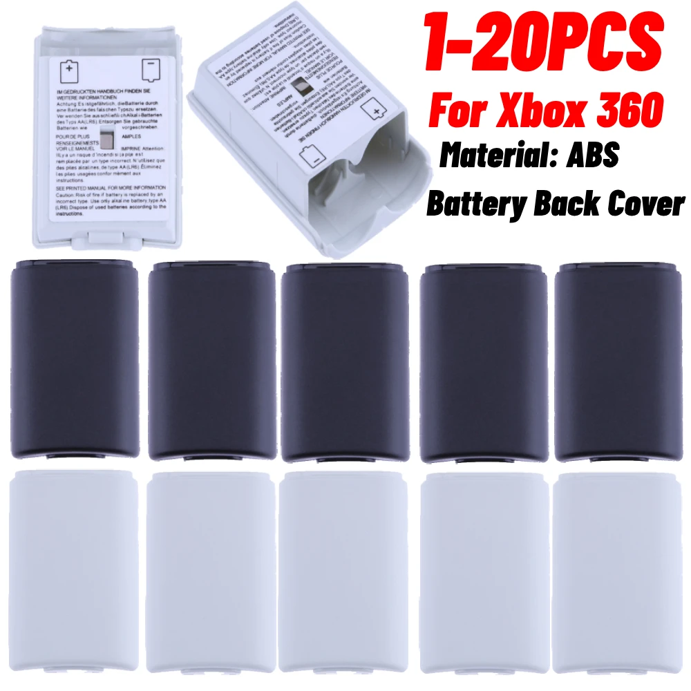 1-20 Stück Spiel Batterie fach für Xbox 360 Wireless Controller wiederauf ladbare Batterie fach
