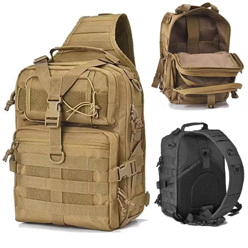 Mochila militar de senderismo y Trekking Molle, bolso de hombro deportivo para escalada, mochila táctica para acampar, caza, mochila de día, cinturón al aire libre