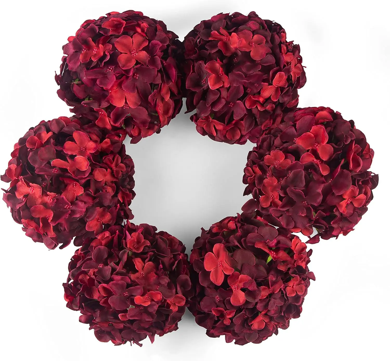 6 Stück 8,7 Zoll Seiden-Hortensien-Blütenköpfe mit Stielen, künstliche Hortensien-Blumen für DIY-Hochzeits-Mittelstück, Heimdekoration – Detail 14