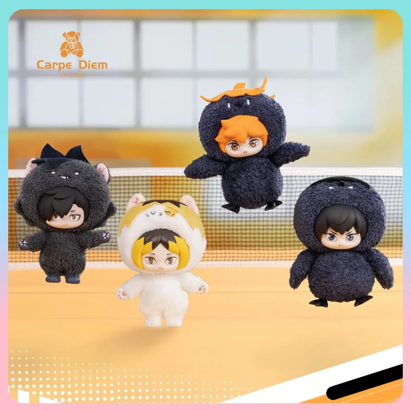 

Оригинальный Gong X Haikyuu!! Виниловая плюшевая фигурка Dumpster Battle Series, милая кукла, Коллекционная аниме-фигурка, игрушка