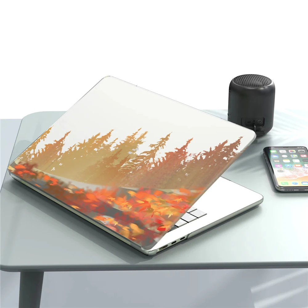 Landscape painting print Laptop Case for MacBook Neo 13 A3404 2026 Cover for MacBook Pro 13 14.2 M4 Pro Max 16 Air 13 15 M5 Case