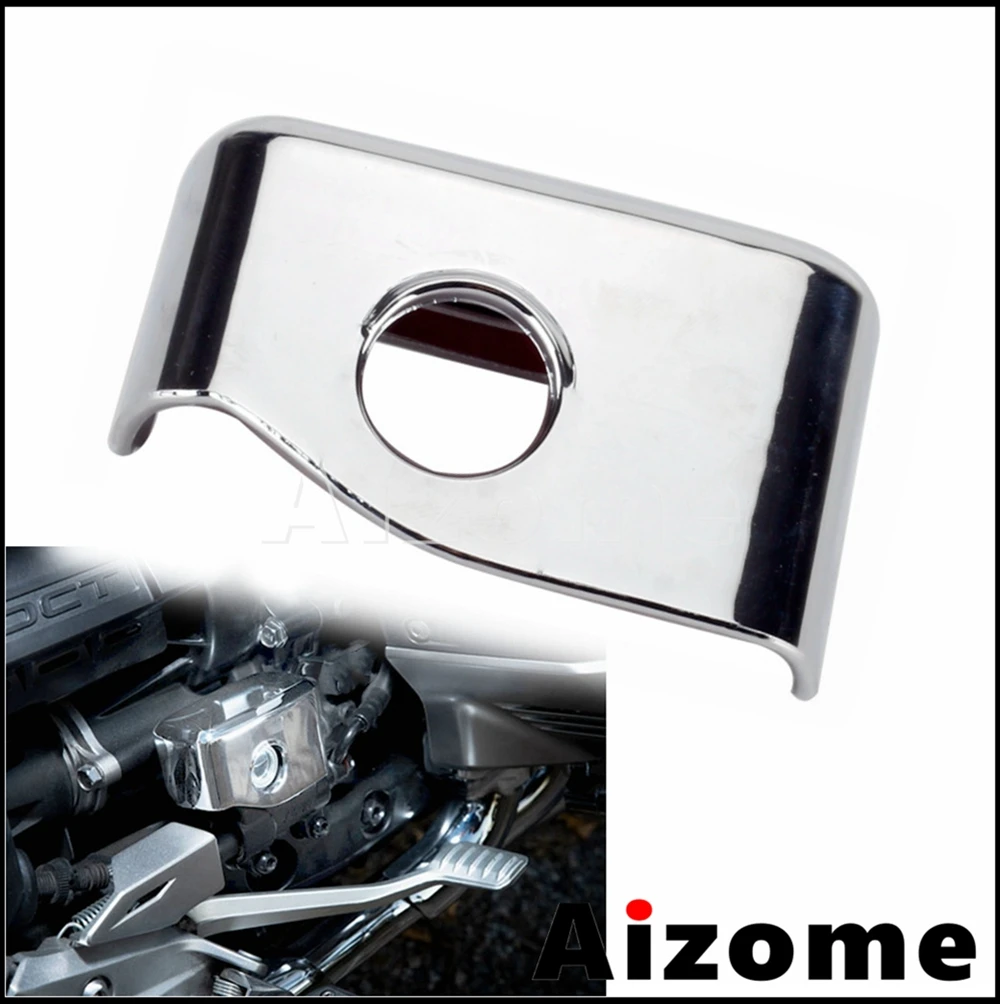 Chrome Rear Master Cylinder Cover For Honda Goldwing 2018-up GL1800 GL 1800 Gold Wing Tour DCT Airbag 2018 2019 2020 2021 2022