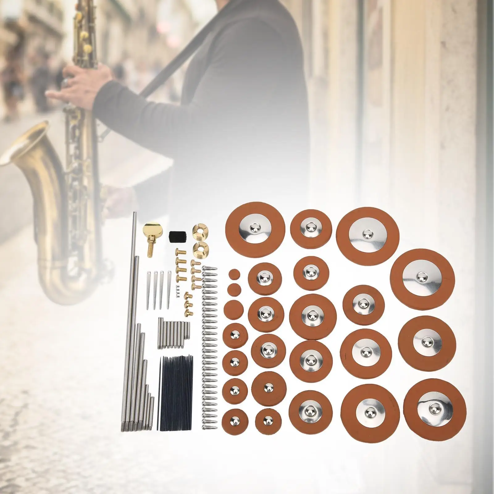 

Alto Sax Repair Kit DIY Tools, Alto Saxophone Repair Parts for Musical Instrument Parts