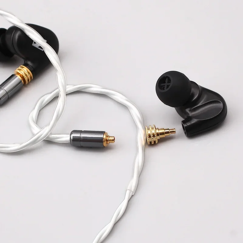 Переходник Zephone MMCX с гнездом — конвертируемый на 2-контактный разъем 0,78 мм, A2DC, QDC, позолоченные вилки 3,5 мм — подходит для IE40Pro IE500 PRO