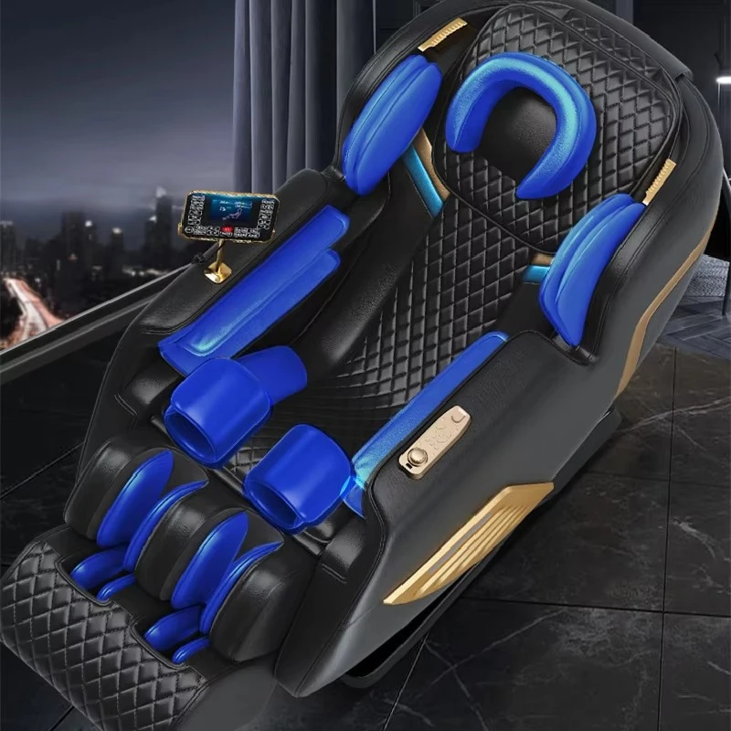 Massage Chair 4D SL Track Sofa Shiatsu Roller Full Body Air Pressure Massage Armchair 4d Massage Chair view 4