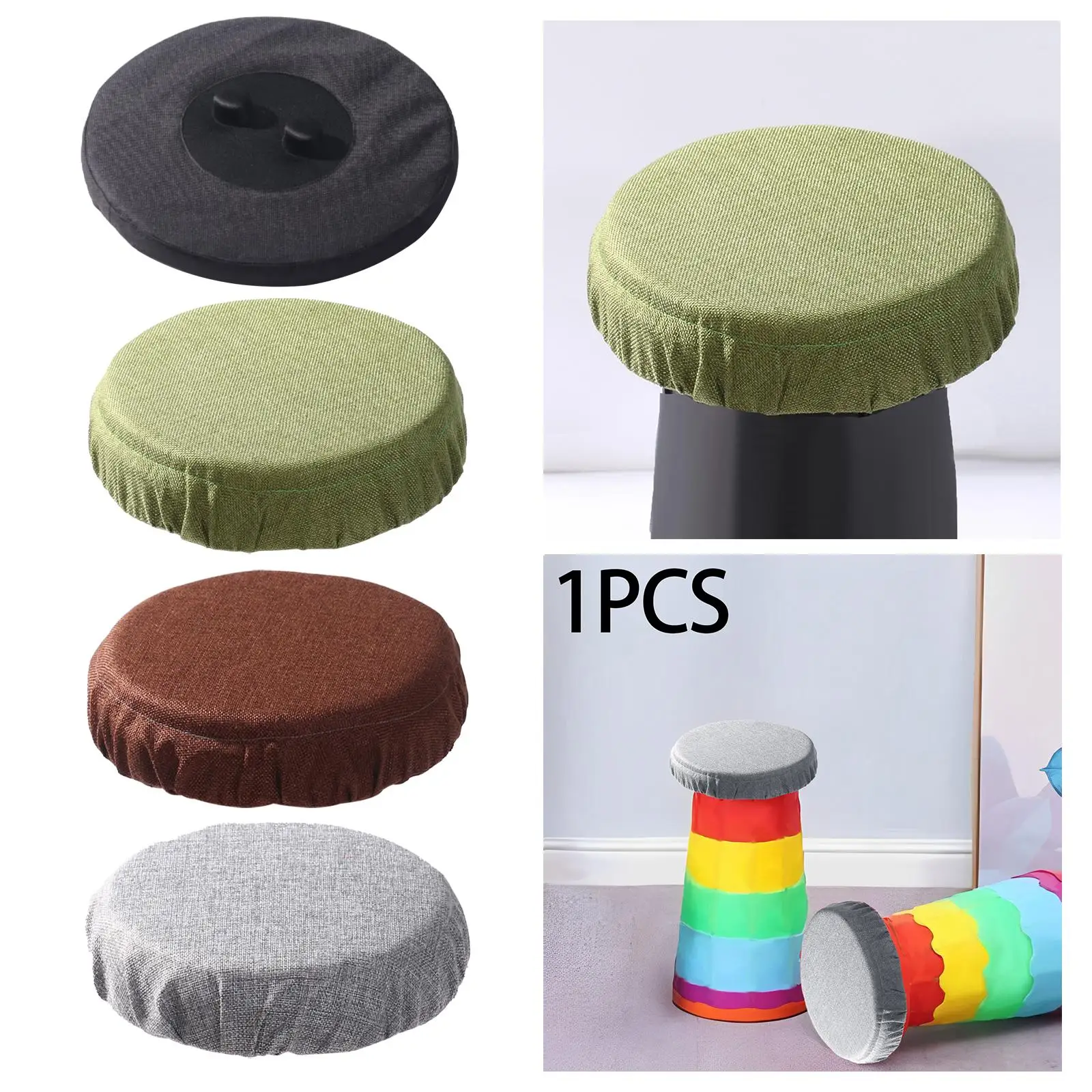 

Foldable Stool Cushion Chair Seat Cushion Portable Telescopic Stool Cushion,