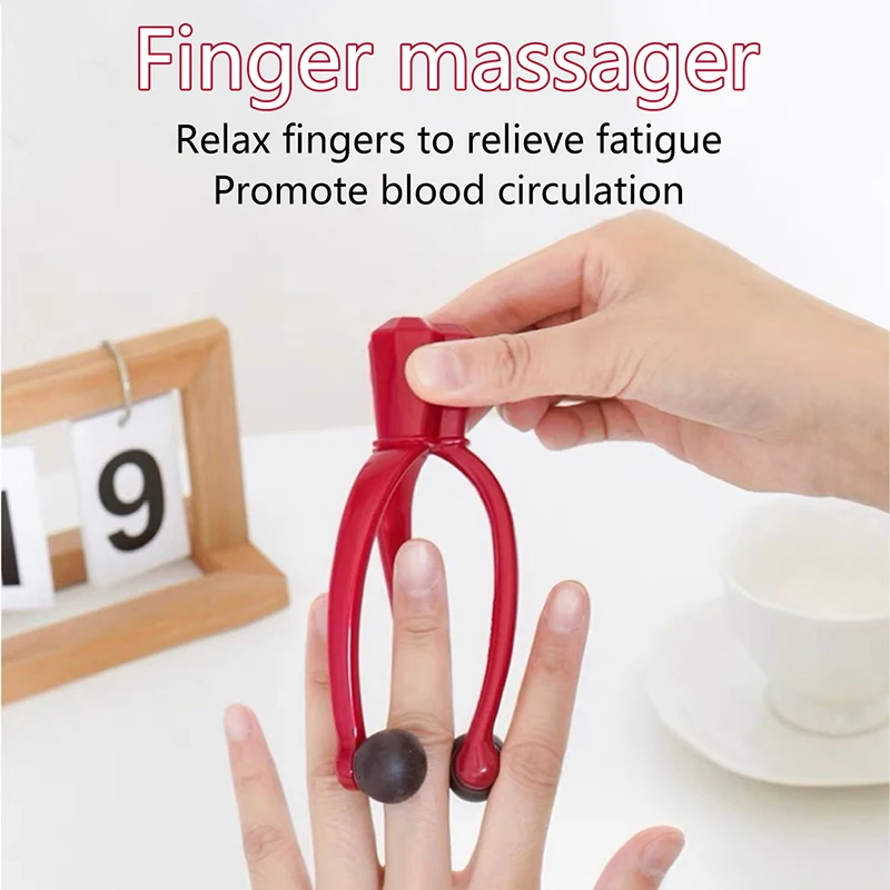 

1pc Hand Acupuncture Points Finger Joint Massager Rollers Handheld Massager Relaxation Blood Circulation HealthCare Massage Tool