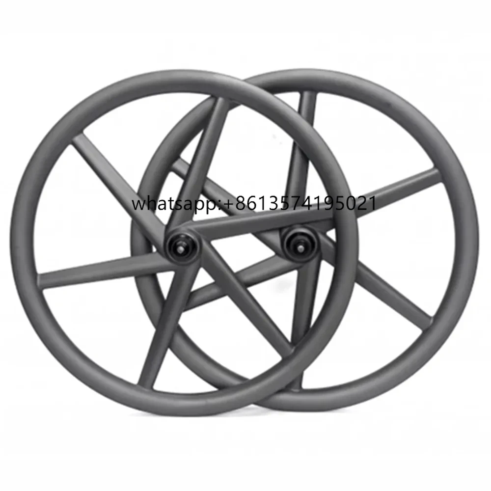 

700C Gravel Carbon 6 Spoke Wheelset Disc Brake 40mm Depth 31mm Wide Six Spokes Wheels Center Lock Hub