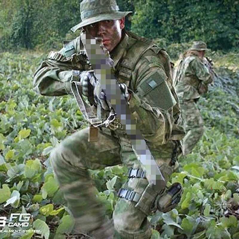 ATFG Green Water Drop Ruins American Camouflage Duit CS Game Battle Tactics Suit