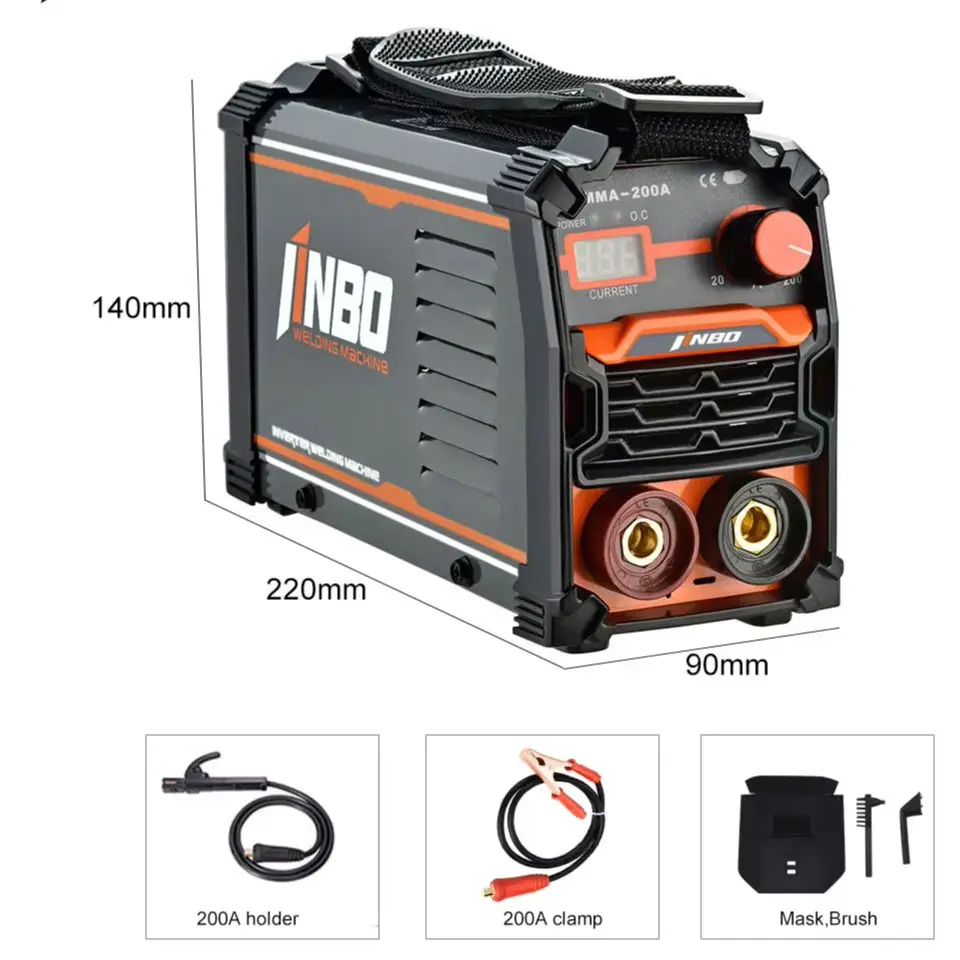 Mini Arc Inverter Welder MMA-400 Portable Electrode Welding 220v One-Hand Carry Welder Hand Held Welding Machine