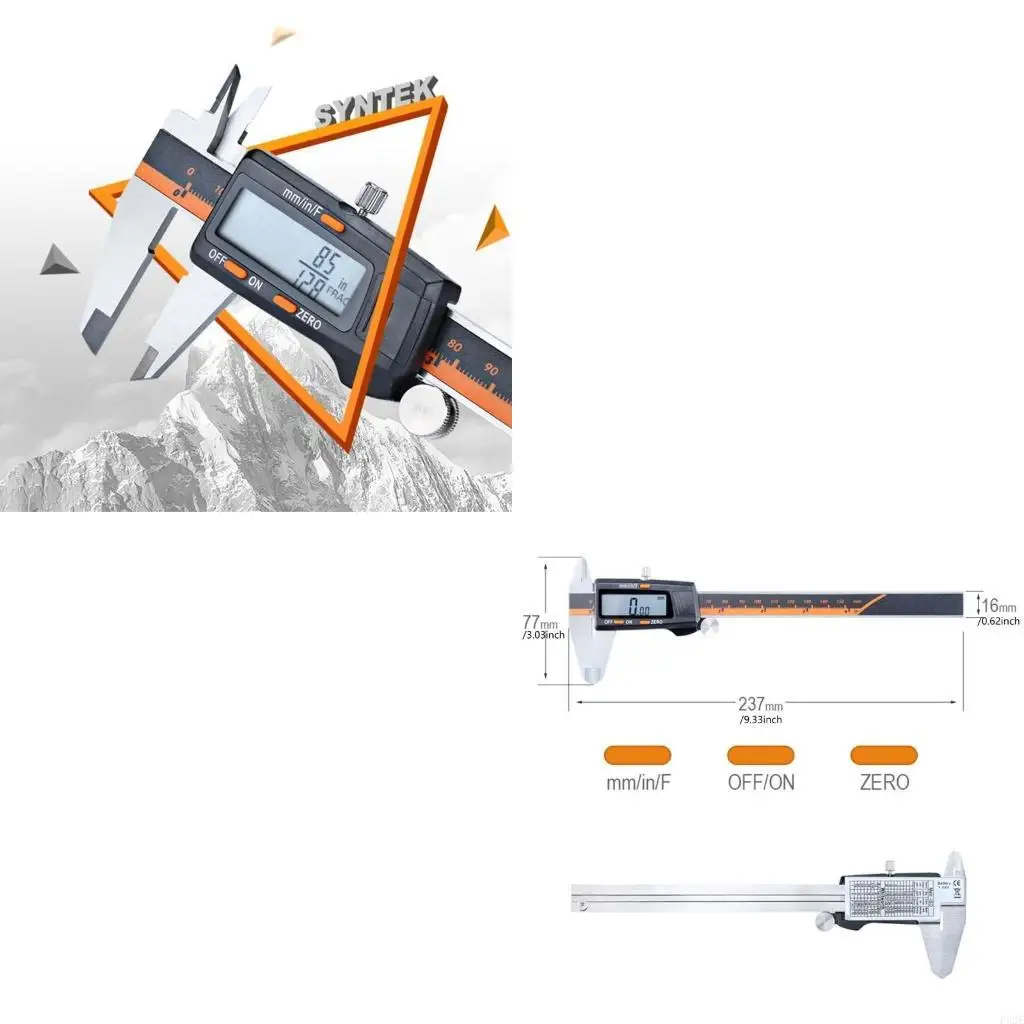 

P82E 0-150 мм штангвистипер Vernier с фракцией/мм/в конверсии измельчения из нержавеющей стали.