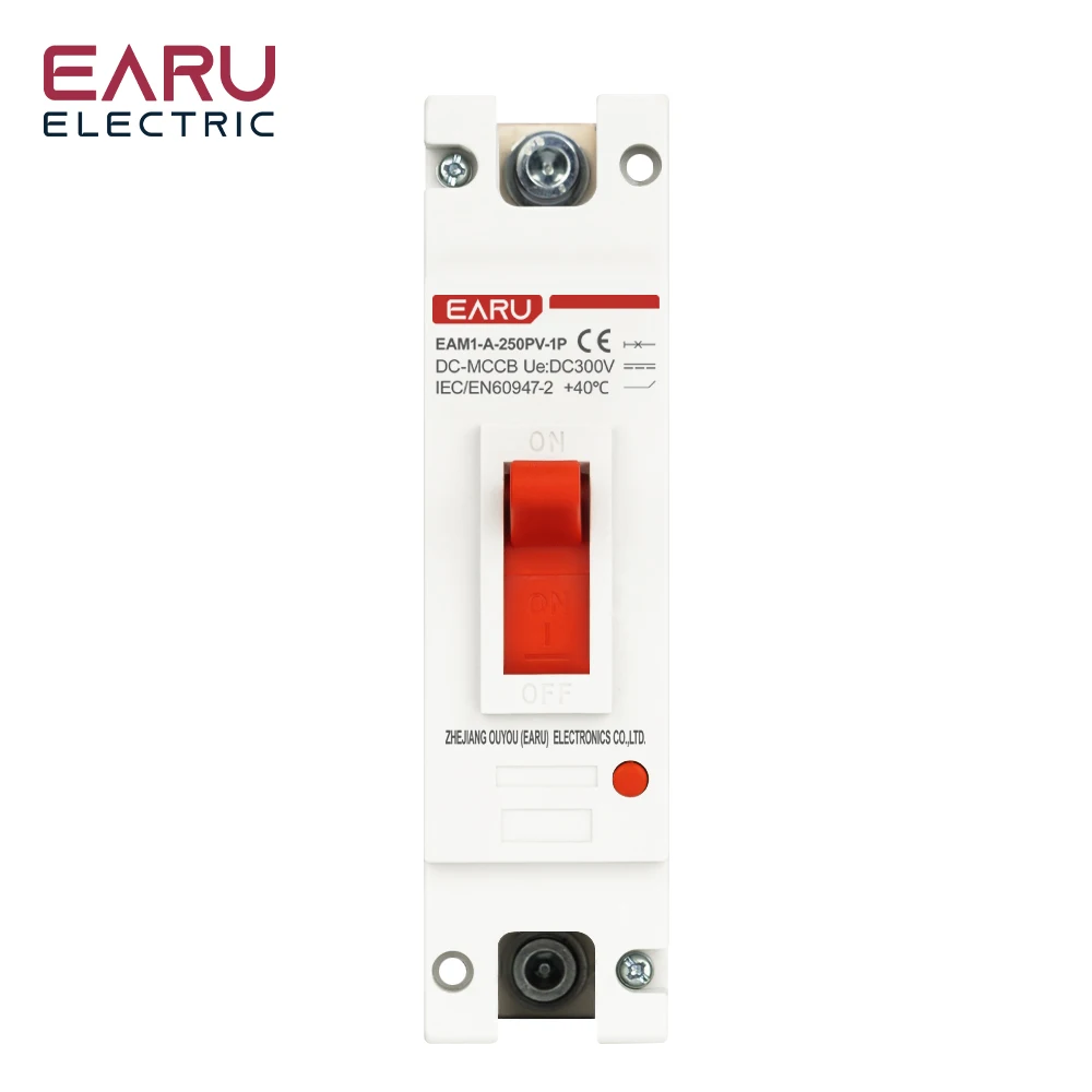 1P DC 600V 100-250A Disyuntor de caja moldeada Solar MCCB Protector de interruptor de protección contra sobrecarga para Solar fotovoltaico125/250PV