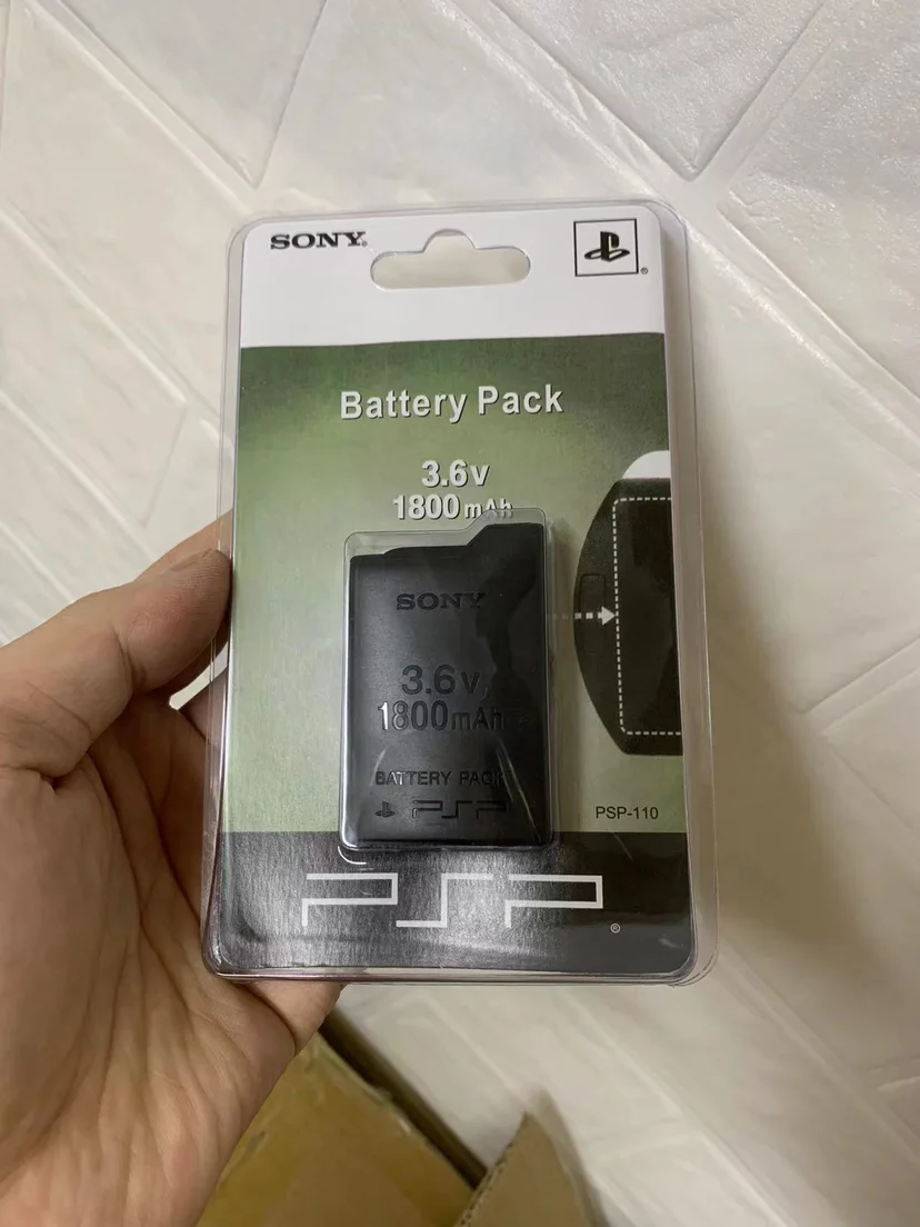 10Pcs 1800mAh 3.6V Lithium Rechargeable Battery Pack For Sony PSP-110 PSP-1001 PSP1000 PlayStation Portable Console