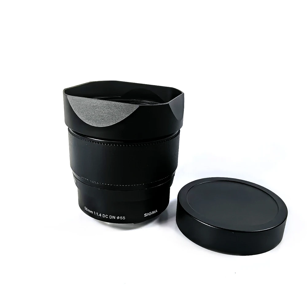 Square Lens Hood For Sigma18-50 F2.8 DC DN Sigma 56mm F1.4 DC DN Replaces Sigma LH-582-02