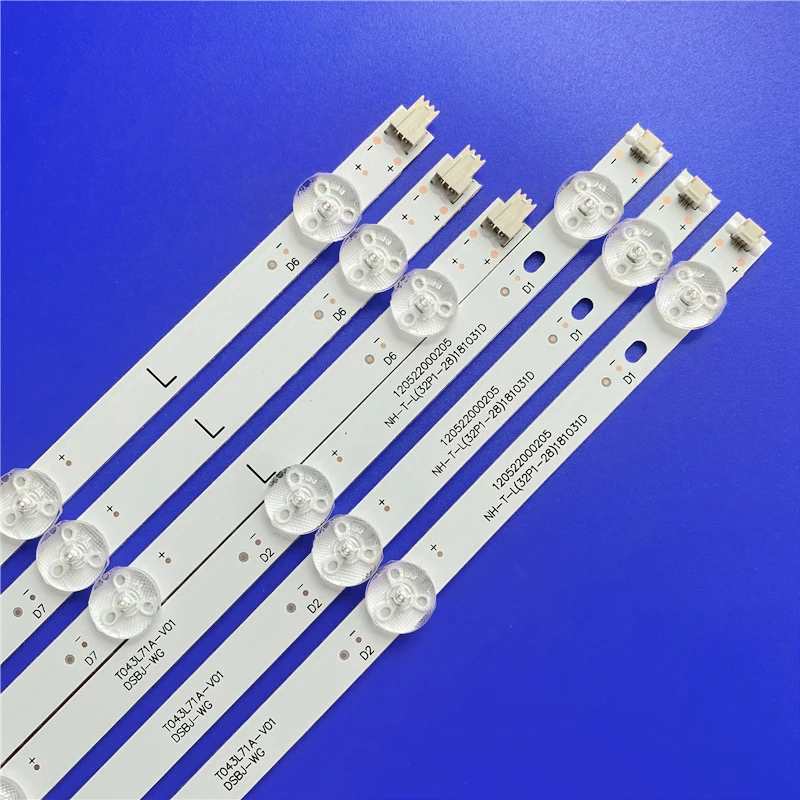 LED Strip For HITEC HT-LED43DTV TD43L71A-V01 DSBJ-WG T043L71A-V01 Atvio Atv43sm Atv-43sm 10Lamps