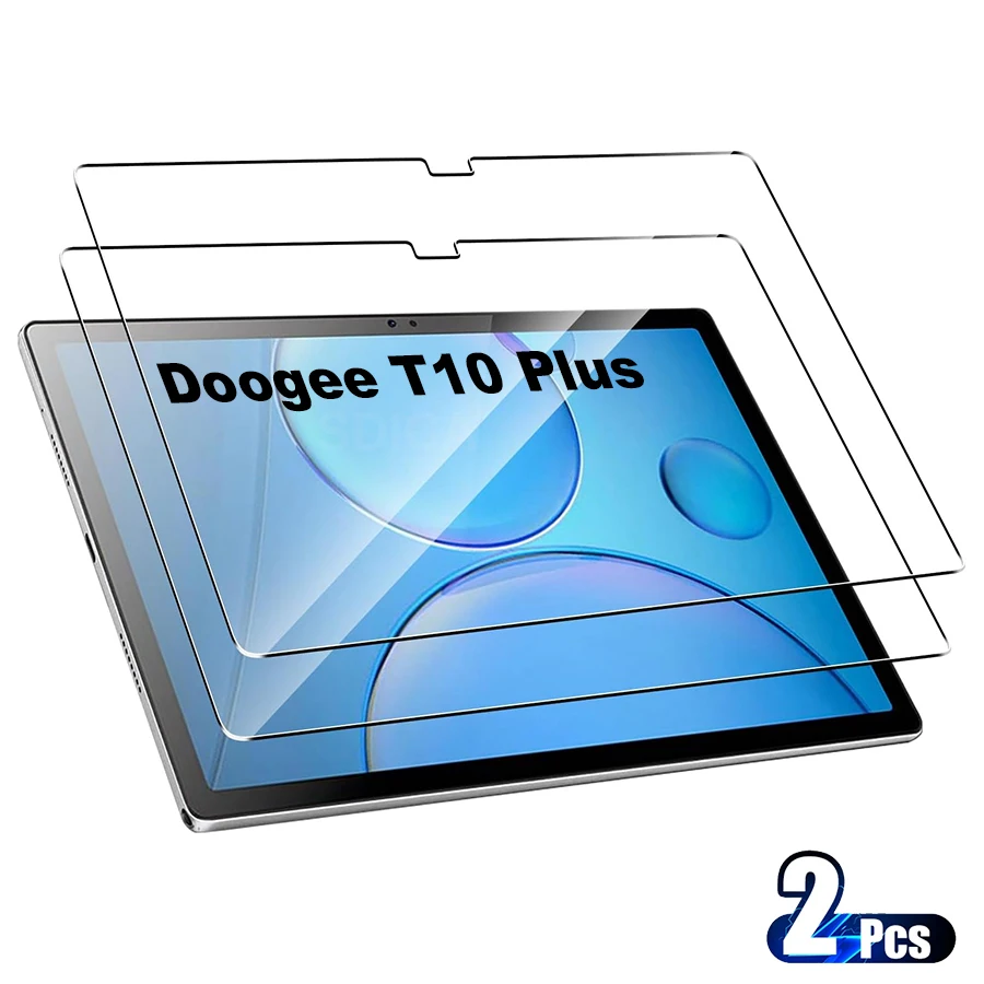 

2 шт. для Doogee T10 Plus 10,5 дюймов закаленное стекло Защитная пленка для экрана T10Plus 2023 Планшет против царапин HD Прозрачная защитная пленка