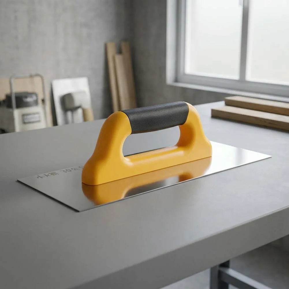 Ergonomic Stainless Steel Trowel Optimized for Wall Smoothening Tasks Including Joint Compound Application and Plaster Finishing