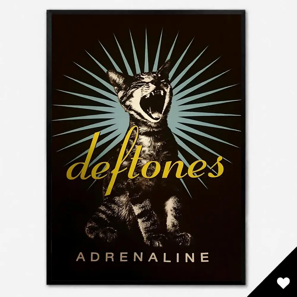 Band Metal D-Deftones Poster HD, abnehmbare Wandkunst, Geschenk für Schlafzimmer, Wohnzimmer, Studentenwohnheim, Büro, Gaming-Café, Bars – Detail 11