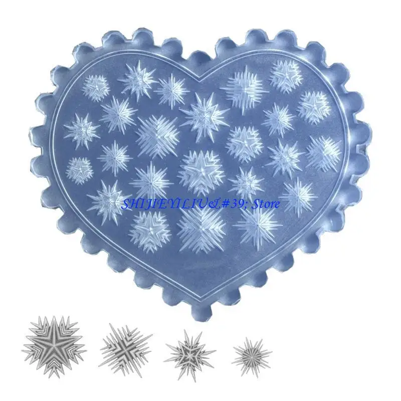 

E21F Flexible Silicone Mold For Unique Art Designs Jewelry Making Tool