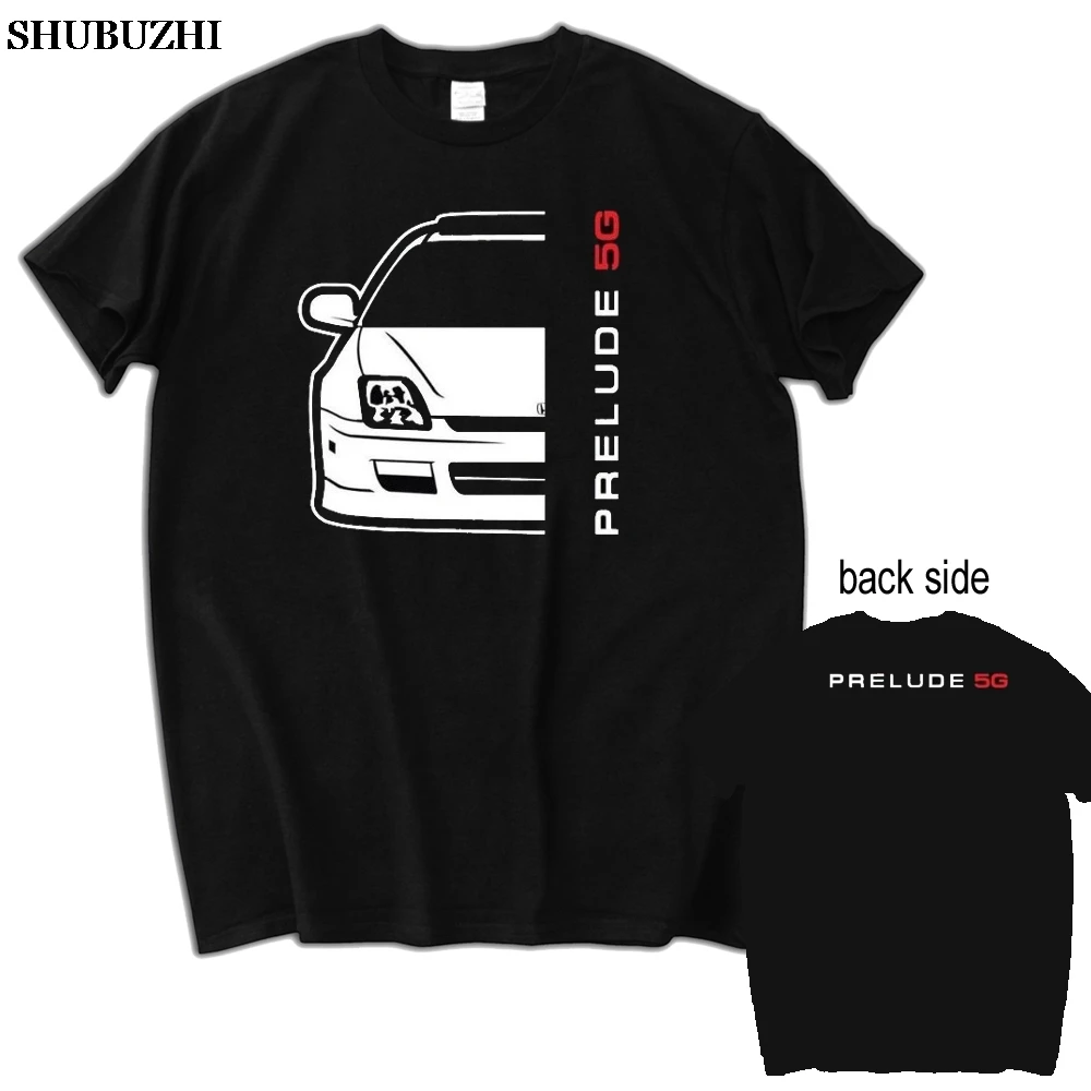 Japan Car Hon Prelude 5G Brand Men shubuzhi Fashion Mans Unique Cotton Short Sleeves O-Neck T Shirt