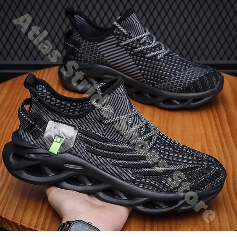 

Unisex Mesh Breathable Running Shoes Blade Sole Non-slip Comfortable Casual Athletic Walking Sneakers