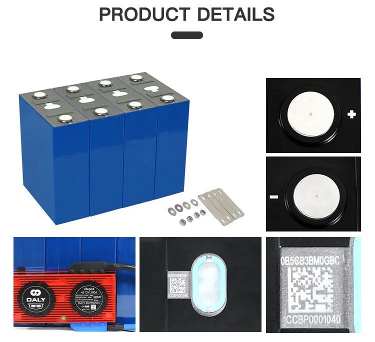 High Capacity 320Ah 3.2V Lifepo4 Battery Deep Cycle Lithium Iron Phosphate Cell for RV 12V 24V 48V Solar Energy Storage System