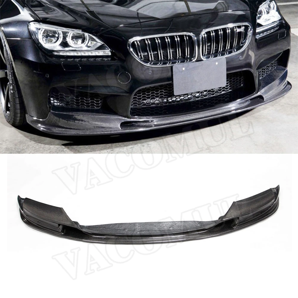 

VACOMUL Carbon Fiber Front Bumper Lip Chin Spoiler Cover For BMW 6 Series F06 F12 F13 M6 2013-2018 FRP Splitter