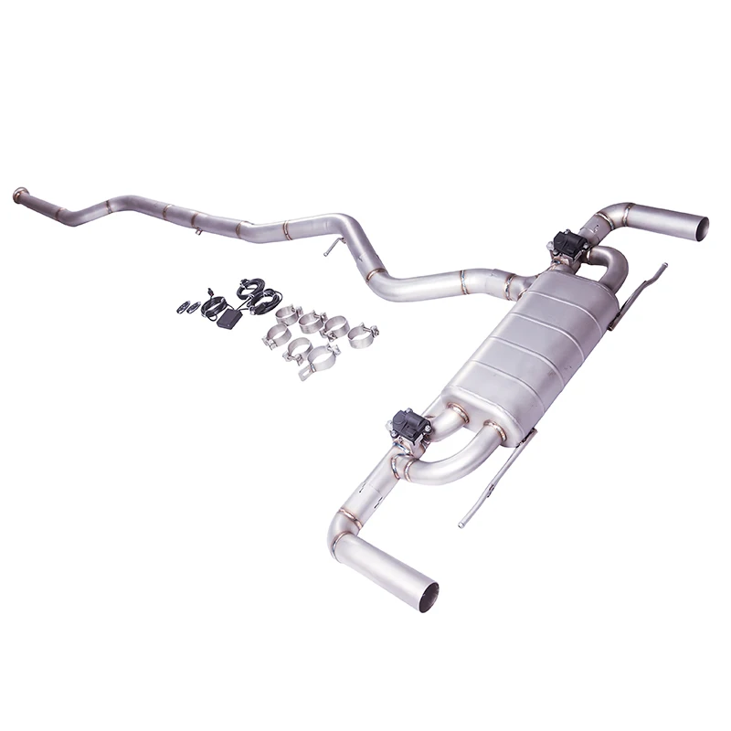 Suitable for 19-24 BMW 3 Series G20 G28 exhaust muffler, stainless steel high performance electronic valve exhaust system