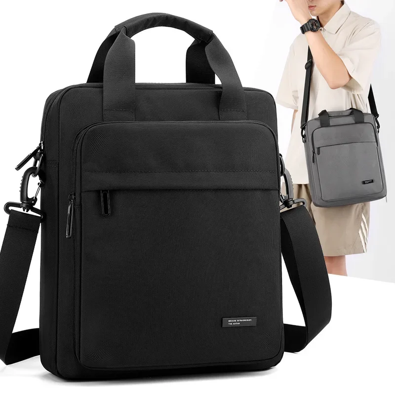 Men's Business Leisure Shoulder Bag New Large Capacity Computer Bag Multi Functional Cross Shoulder Handbag Messenger Bag