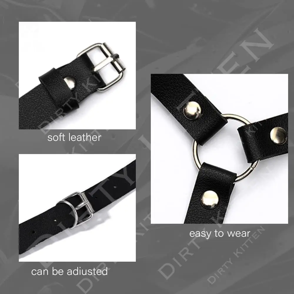 Fashion Harness belt Harness Corset Leather Lingerie Bondage Lingerie Body Harness Fetish Clothing Gothic Suspenders for Women