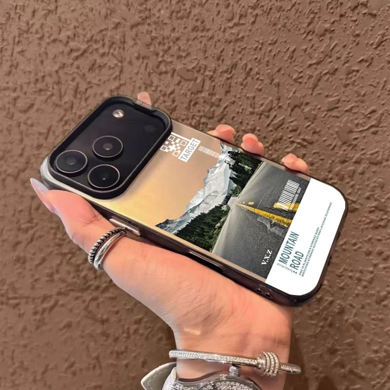 سنو ماونتن الطريق جراب هاتف ل ممن لهم A3 A5 A6 برو A15 A35 A18 A38 A3X A5X A55 A36 A17 A58 A57 A78 A98 A60 A7 غلاف IMD #2