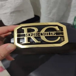 Personalzied  Name Initials Belt Buckle Man Stainless Steel Custom Logo Belt's For Man Jewelry Gift Letters Wedding Favors
