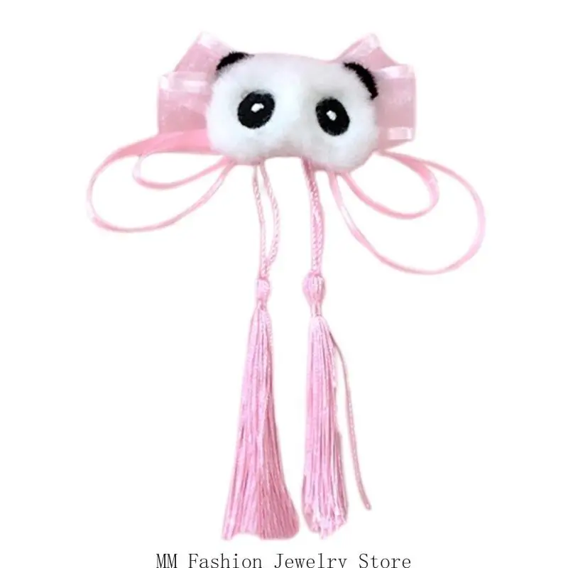 D0UB الصينية هانفو زي مشبك شعر النساء الفتيات دبابيس الشعر أنيمي مقاطع الشعر دبوس الجانب