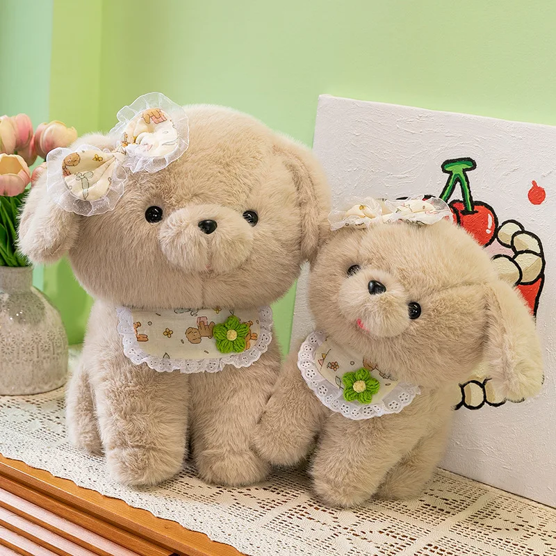 

New Xigao Di Rural Dog plush toys, cute and adorable pet scarves, dog dolls, birthday gifts for girls