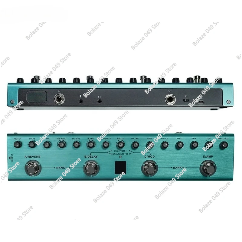 Digital Guitar Multi-Effect Unit USB Recording Interface Multi-Effect Guitar Processor
