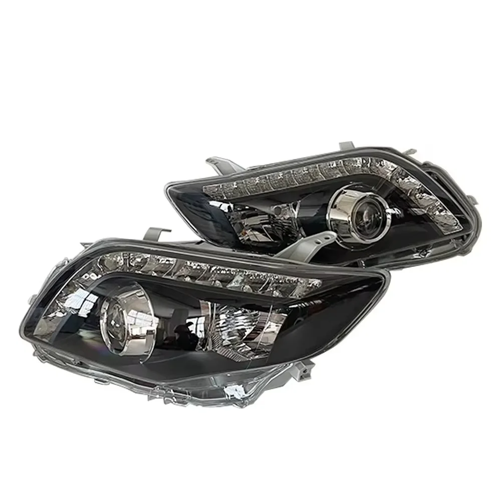 2PCS Car Modified LED Headlight Assembly For Toyota Corolla Axio NZE140 Fielder NZE141 2006‑2009 Head Lamp 81150‑12B00