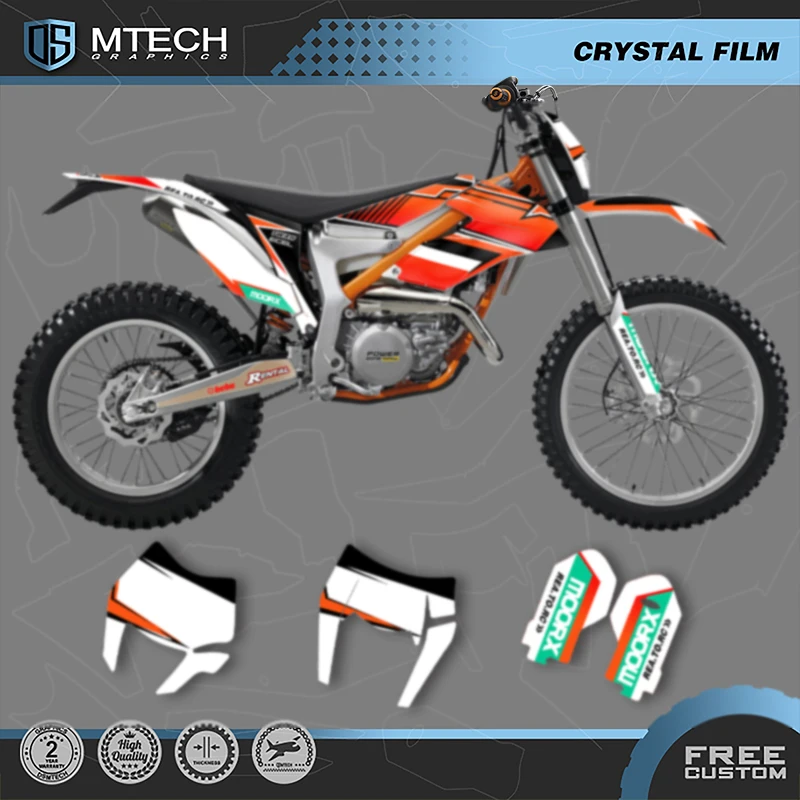 

DSMTECH Custom Full Set Graphics Background Decal Stickers For KTM Freeride 250 300 2012-2017 2018-2020 002