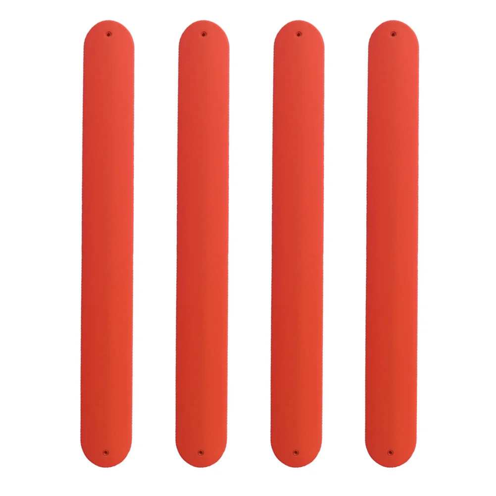 

4Pcs Long Lasting Silicone Slap Bracelets Bright Colors for Creative DIY and Party Favors Color Slap Bracelets