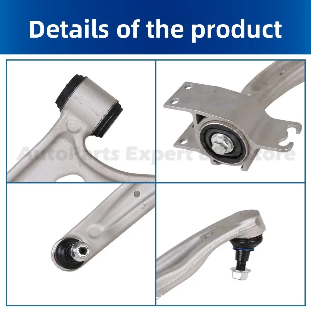 1 Piece For Mercedes Front Lower Control Arm Left Side Suspension Component 2WD 4WD Replacement 1563300500 Durable High Performa