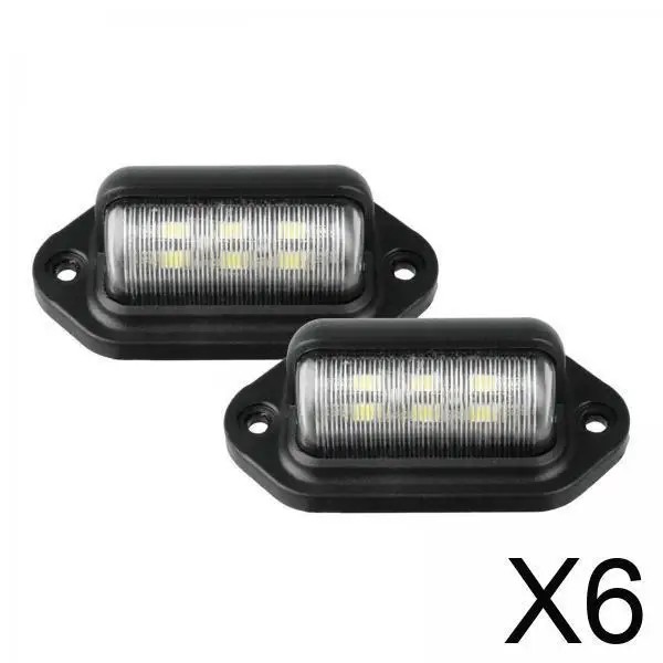 

Многофункциональный светодиодный номерной фонарь из АБС-пластика, водонепроницаемый задний фонарь для грузовика, внедорожника, автофургона, мотоцикла, лодки, 12 В 24 В