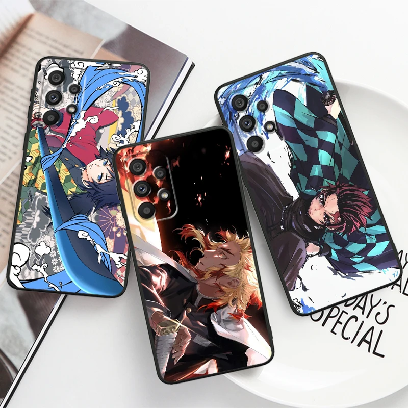 

Slayer Demon Self Luxury For Samsung A53 A52 A33 A32 A51 A71 A21S A13 A73 A55 A22 A23 A35 A72 A54 A12 5G Black Funda Phone Case