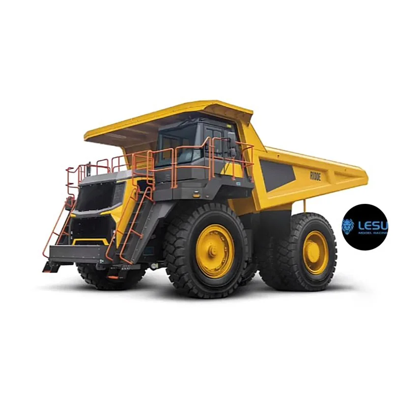 Metal LESU 1/16 Tramcar Hydraulic RC Mine Car Mining Truck Remote Control Dumper Electric Tipper Car Model Kits Th19794-Smt3