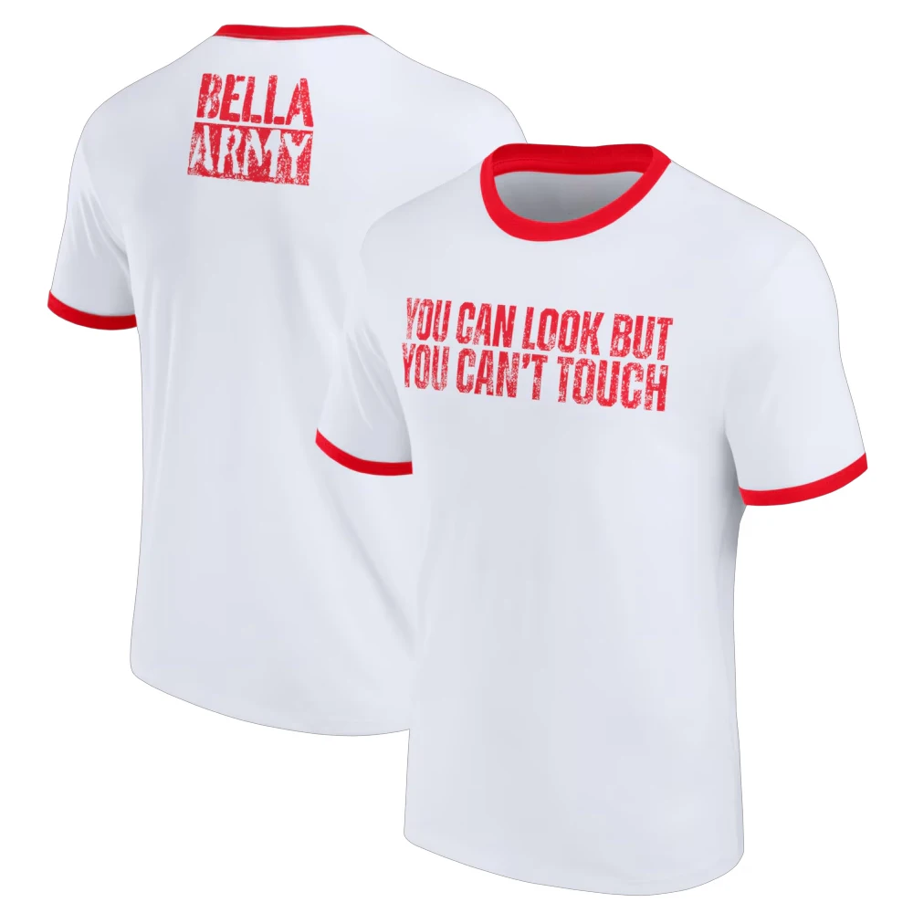 Men's The Bellas You Can Look But You Can't Touch Ringer T-Shirt 3D Quick Dry Short Sleeve Sports Casual Plus Size T-Shirts 2026